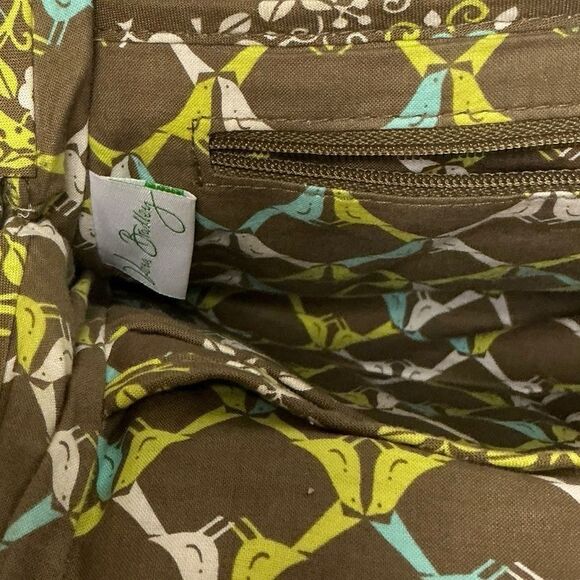 Vera Bradley Alice “Sitting in a Tree” Kiss Lock Purse – Rare Blue Bird Print - Picture 7 of 11